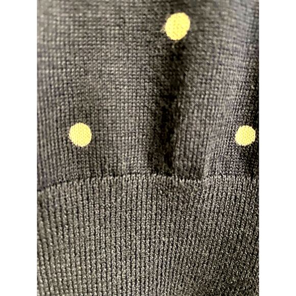 Uniqlo Navy Polka Dot Cardigan Sweater XL - Picture 10 of 15